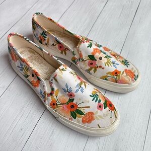 Rifle Paper Co Keds Floral Slip-On Shoes